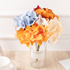 Simulation Flower Single Branch Macarllo embroidered ball flower branches wedding road leading flower hall decorative hair cloth fake flower manufacturers wholesale