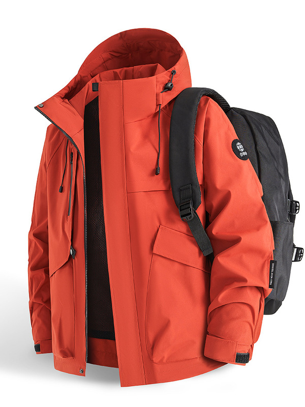 登山服冲锋衣男女款休闲宽松工装情侣夹克户外登山服露营骑行服潮|undefined