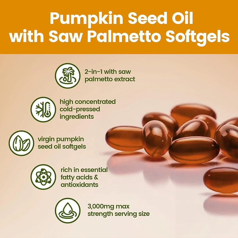 ПрадCross-border? best-selling 300 orange pumpkin seed oil soft capsules pumpkin seed oil