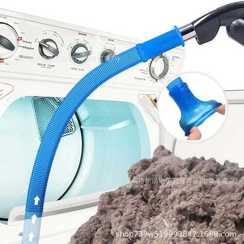 Hot vacuum cleaner vent cleaning kit dryer ventilation vacuum hose lint remover