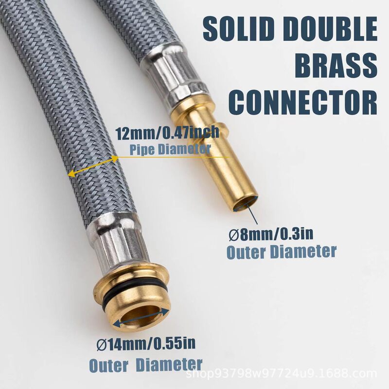 Hans'grohe 88624000 Replacement Hoseハンス '格雅厨房引抜きホース|undefined