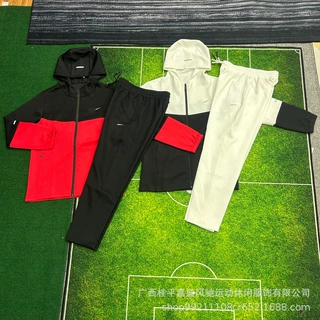 跨境亚马逊欧美热卖男士运动套装春秋新款时尚休闲连帽套装