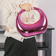 2024網紅高質感盒子包亞克力包包女質感小眾手提包新款單肩斜挎包