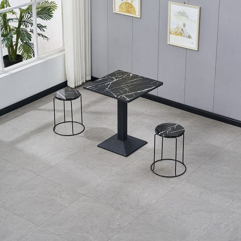 Mesa de comedor de restaurantes, snack shop, mesa y silla de comedor, mesa de comedor, mesa de té de leche, mesa redonda de roca