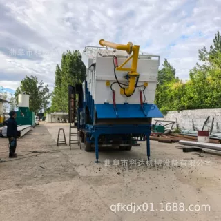 箱体仓储流动集尘车 电厂吸灰车 橡胶轮胎灰负压抽灰机