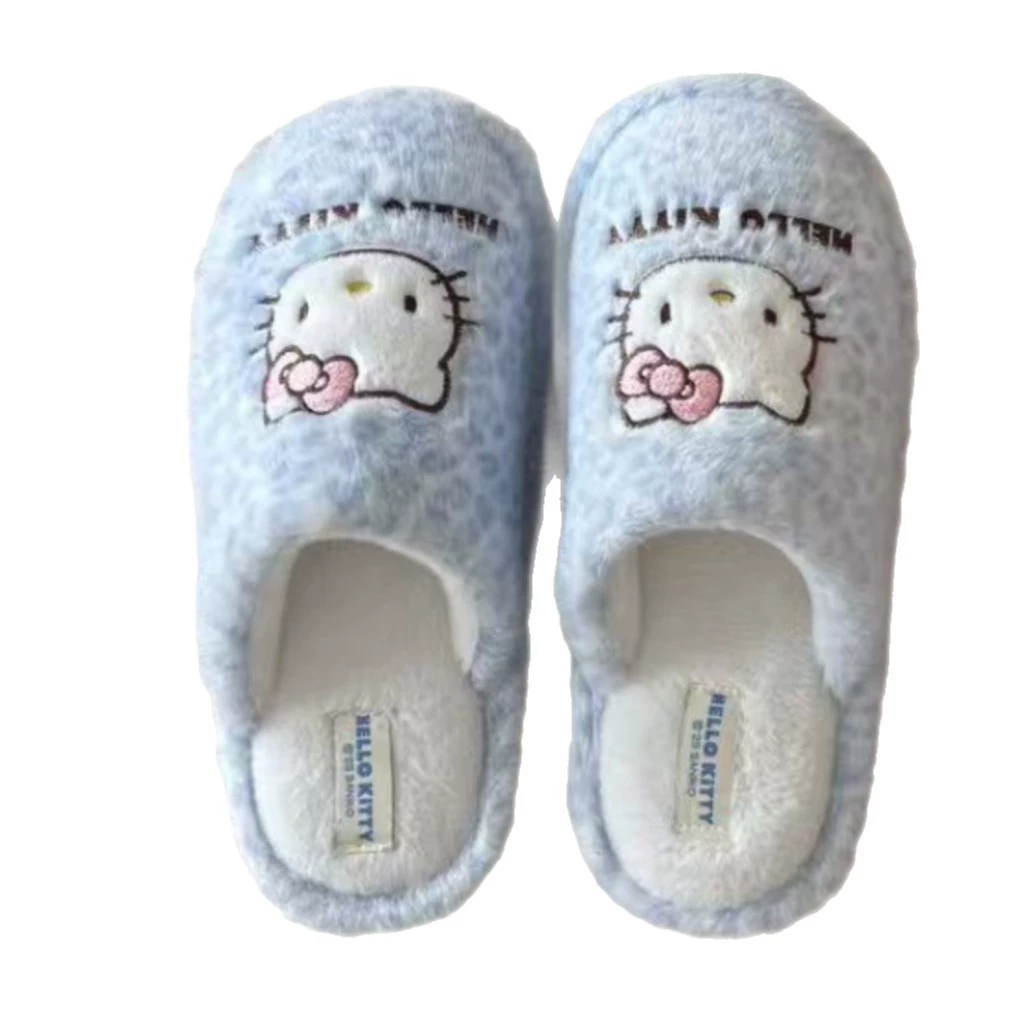Полусезонные тапочки Hello Kitty (Hello Kitty), плюшевый верх и противоскользящая подошва, 36–41
