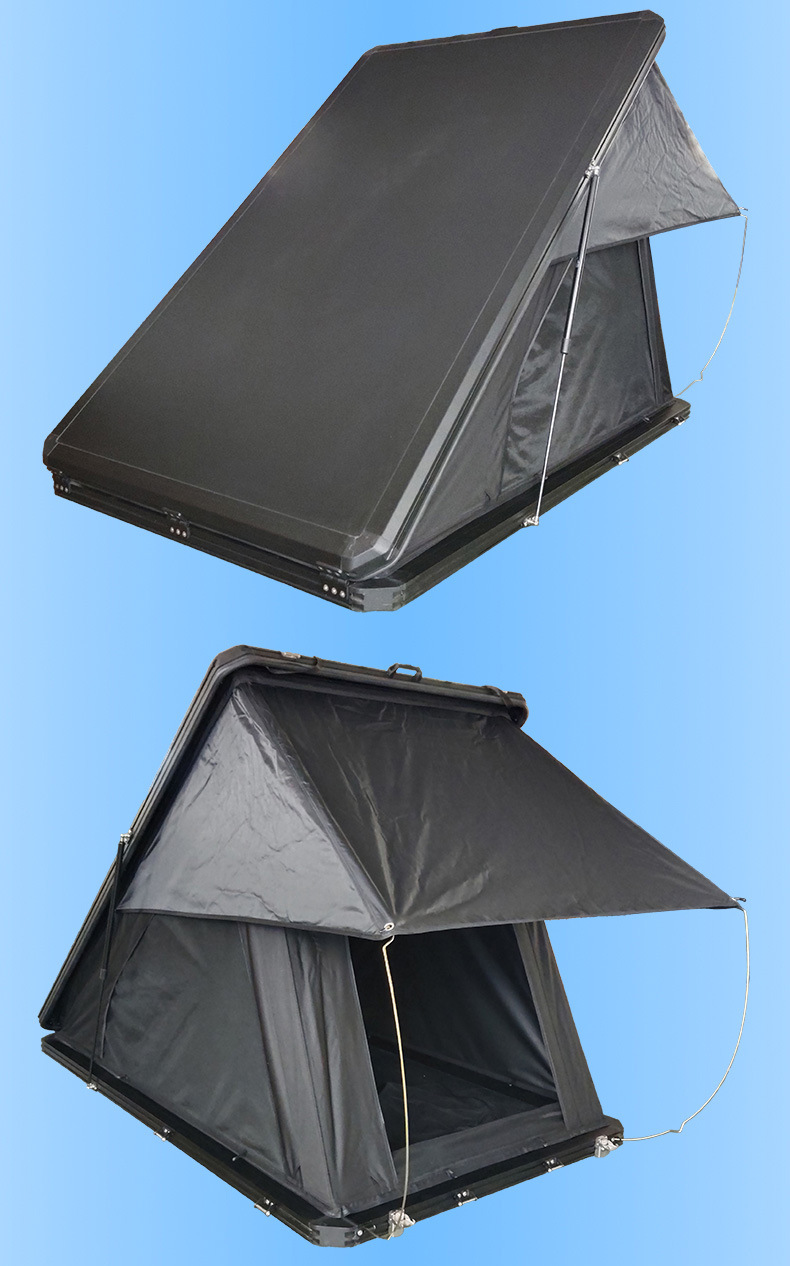 Quick-Opening Thin Car Roof Tent, Factory Direct Supply, Outdoor Camping, No Setup Required, Suv Car-Mounted Aluminum Alloy Hard-Top Tent