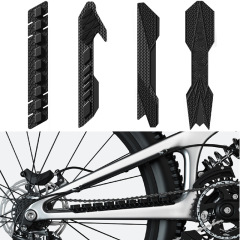 自転車チェーン保護貼付下管保護チェーン貼付マウンテンバイク下叉貼付自転車用シリコン保護チェーン貼付