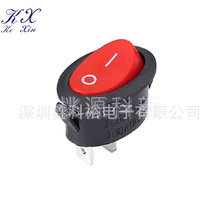 厂家供应 鑫科裕KCD1-3  弧形  2脚  3脚 带灯 无灯 船型开关批发