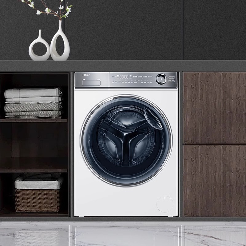 Haier Drum Washing Machine Yunxi 10kg Fully Automatic Essence Wash Direct Drive Thin Flat Embedded Light Plasma Sterilization