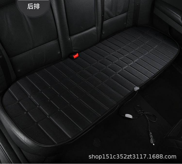 Winter Car electric heating cushion car Main driving warm seat cushion backrest butt cushion quick heating warm body adjustable temperature