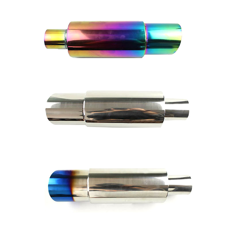 Car Modified Parts Exhaust Pipe Tail Throat304 Stainless Steel Muffler Sports Car Muffler Tail Nozzle Exhaust Pipe