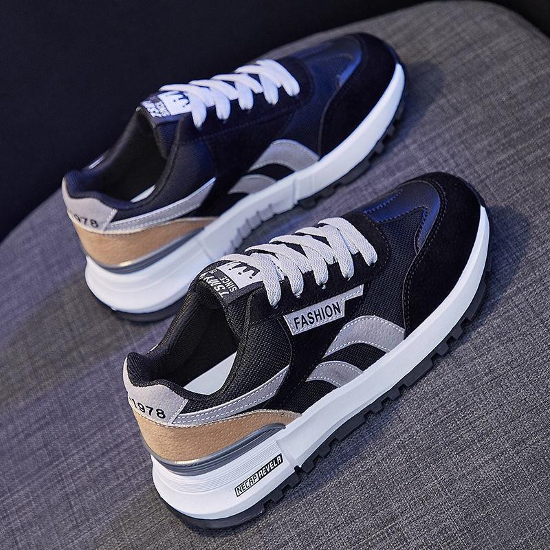 Nuevo verano transpirable malla Forrest Gump zapatos deportivos casuales para mujer versión coreana de waffles zapatos blancos para hombres y mujeres con el mismo estilo