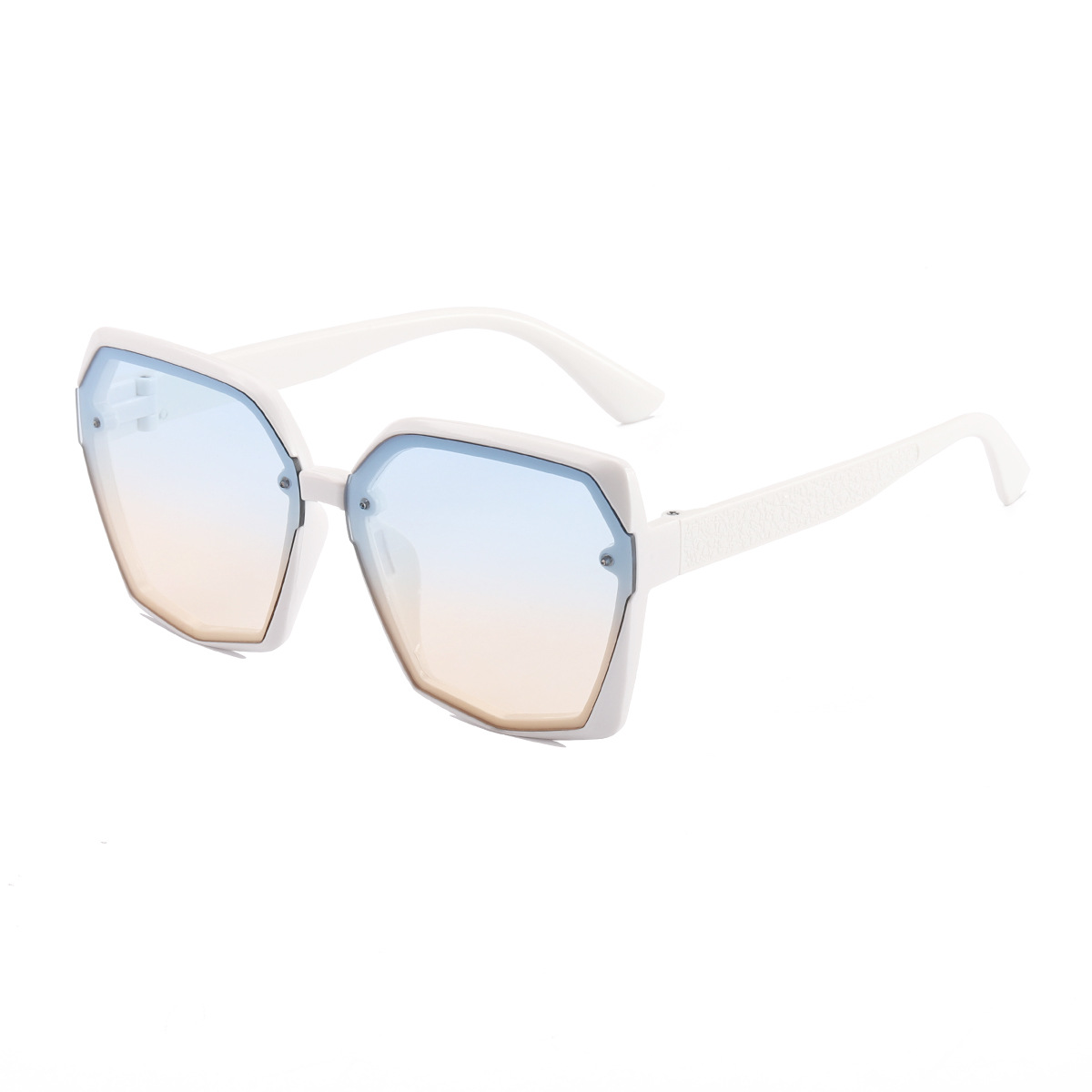 Marco blanco azul y amarillo