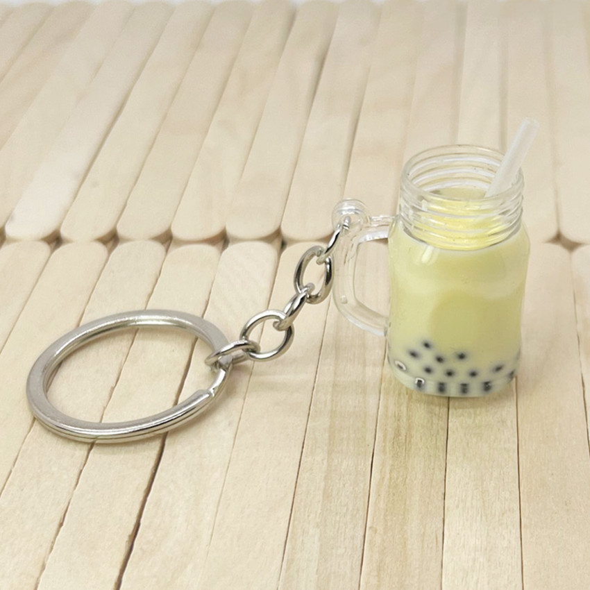 Acrylic, Metal Material Cup Pattern Streetwear Cup Arylic Metal Unisex Bag Pendant Keychain