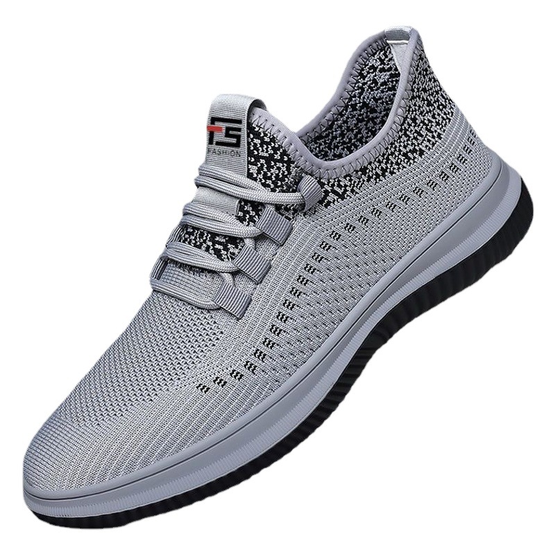 Nuevos zapatos de hombre al por mayor de comercio exterior transfronterizo de gran tamaño zapatos casuales de moda zapatillas inferiores suaves zapatos de hombre transpirables ligeros