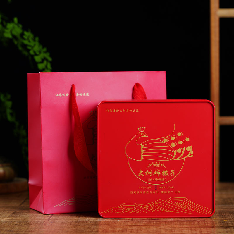 普洱茶散茶糯米香碎银子云南普洱熟茶老茶头茶叶批发250g茶化石