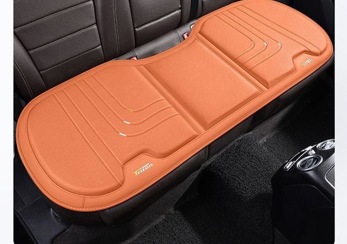 Summer rear seat luxury car seat cushion, breathable leather, ventilated, suitable for all seasons, three-piece set, single piece