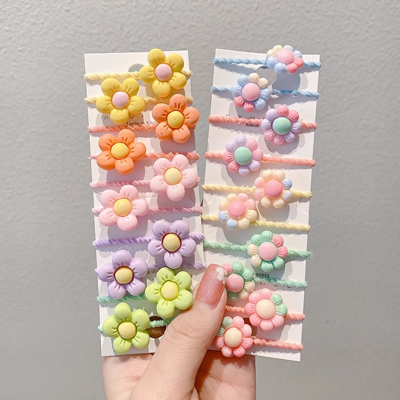 La cuerda del lazo del pelo del bebé la banda del pelo del pulgar de los niños tocado cuerda del pelo del bebé la niña no duele los accesorios del pelo de las muchachas de la banda de goma del pelo