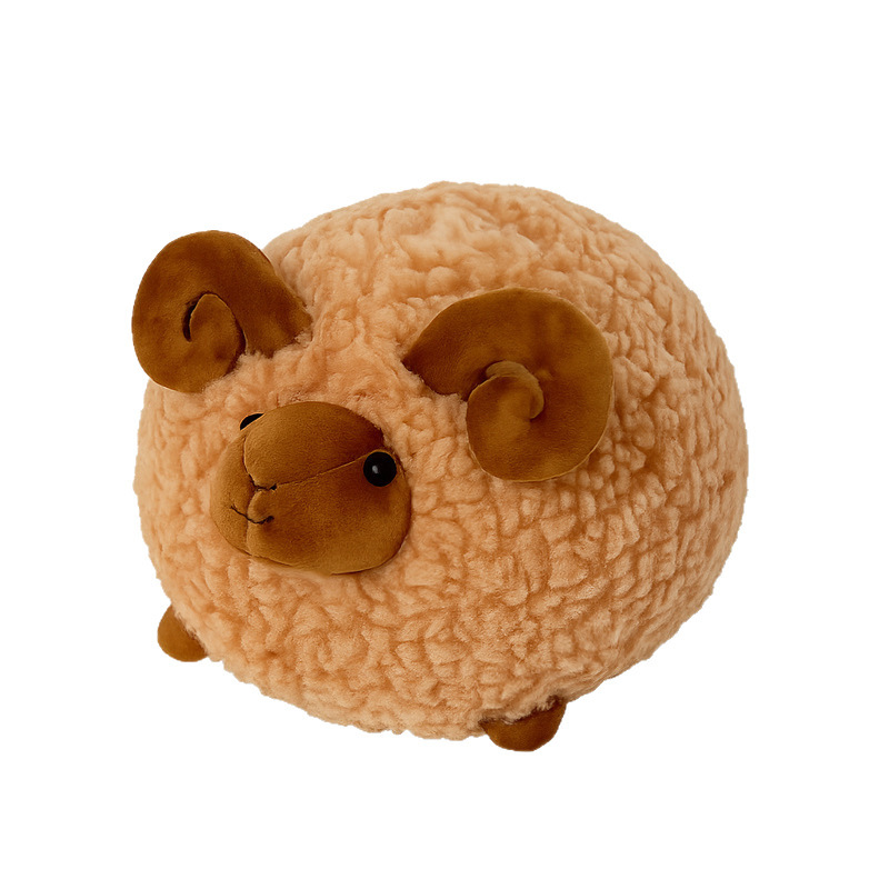 Caricatura encantadora muñeca de peluche muñeca de cordero muñeca de tela muñeca de cordero almohada regalo de cumpleaños mujer image 6