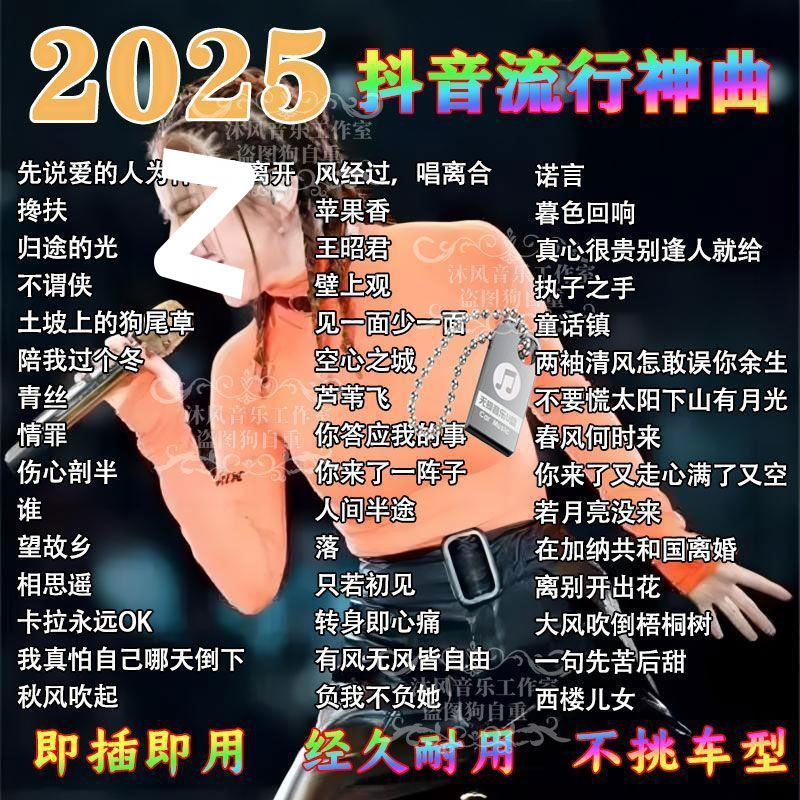 2025抖音新歌曲带视频MV车载u盘车载无损音乐u盘汽车优盘完整版|undefined