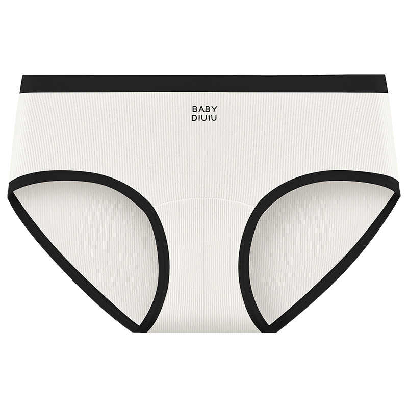 Archivo largo 10A entrepierna antibacteriana entrepierna de algodón tipo A cintura media sin costuras transpirable y agradable para la piel 2024 nuevos calzoncillos para mujer