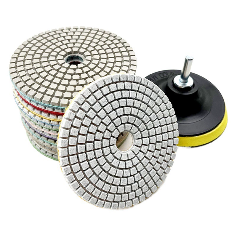 4 дюйма 100 мм Мраморный водный полировальный лист для камня Алмазный мягкий полировальный лист Нефритовый полировальный лист отремонтированный лист