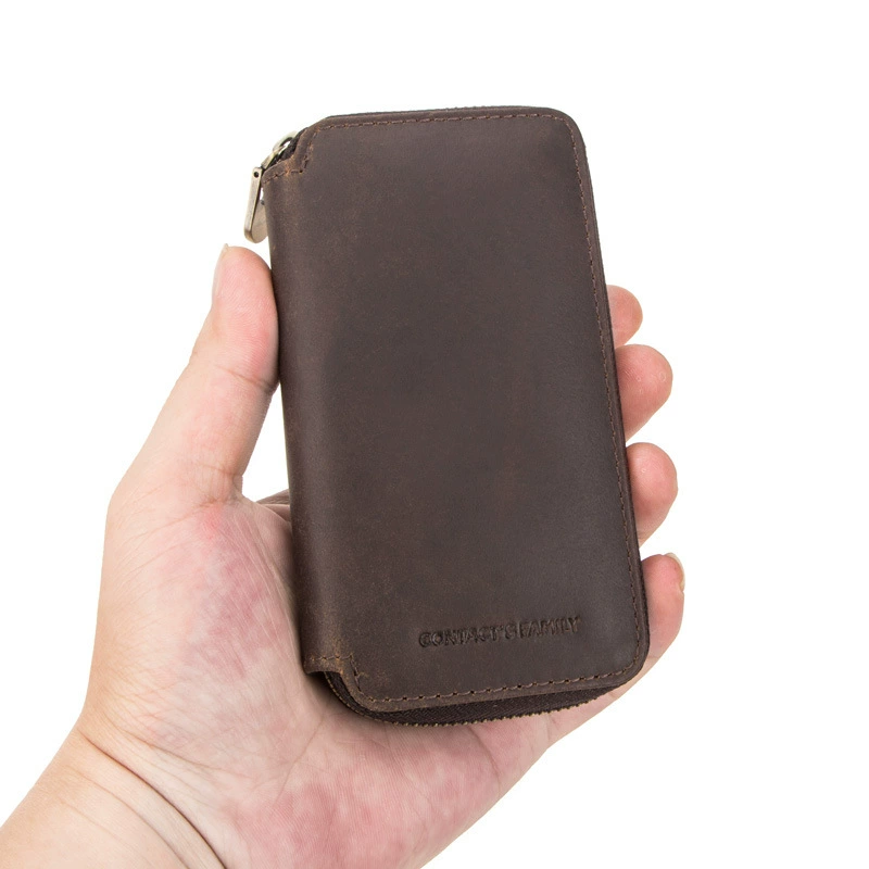 CONTACTS FAMILY Leather watch handmade, storage box for beloved, cowhide
