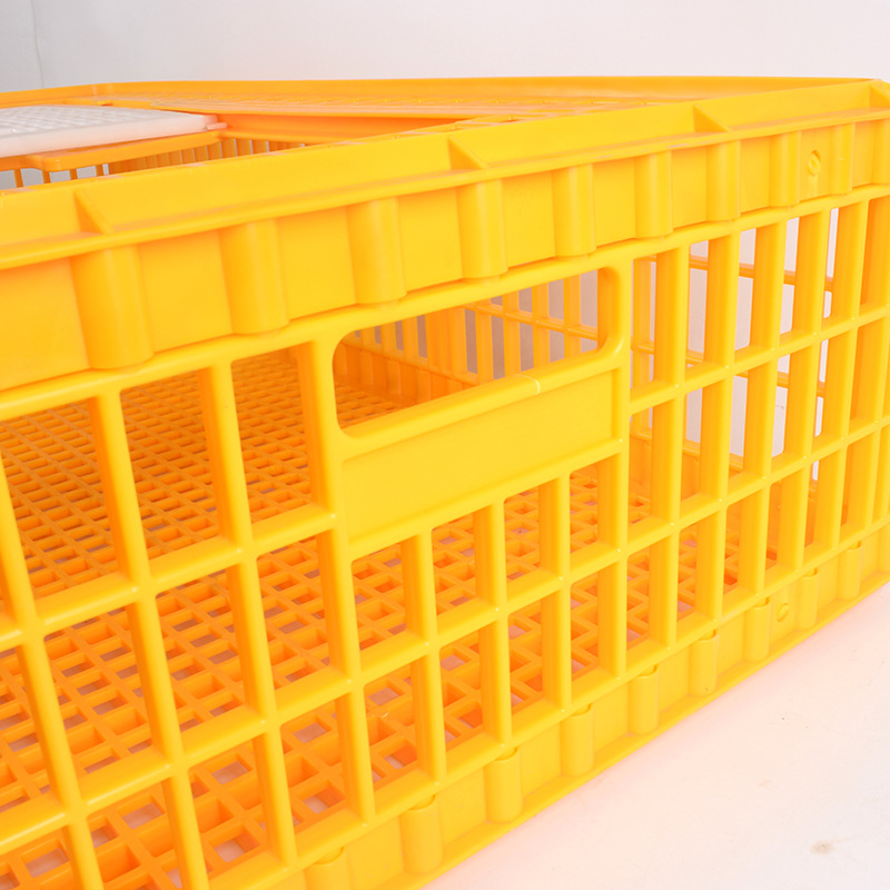 Tipo de exportación caja de facturación de jaula de pollo de transporte de cría de plástico hogar cesta grande en pollo pato ganso paloma jaula de conejo