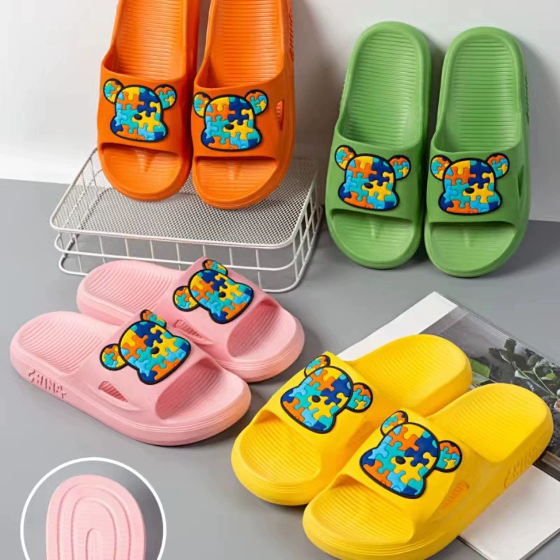 Новые удобные повседневные летние тапочки, женские нескользящие высокие Тапочки для ванной комнаты на открытом воздухе, милые, супер милые тапочки без шнурков