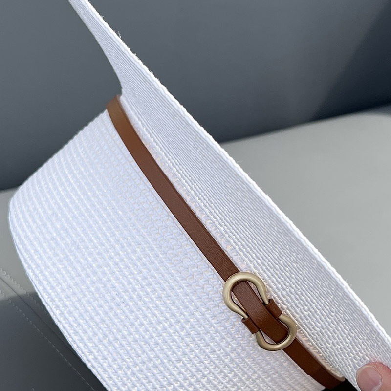 Ethnic Style Style Women's Ethnic Style Solid Color Straw Hat