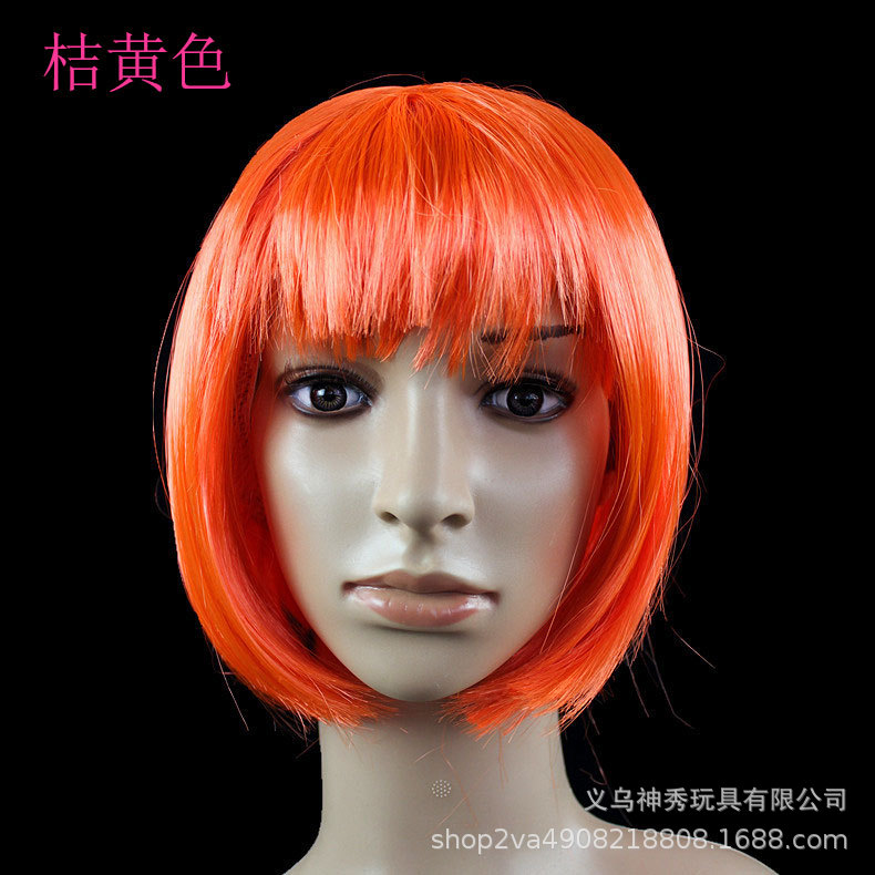 Fotografía de rendimiento apoyos de Halloween suministros de danza peluca conjunto de pelo estudiante pelo BOBO