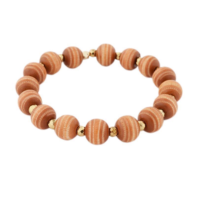 Bohemian Geometric Wooden Beads Beaded Unisex Bracelets display picture 5
