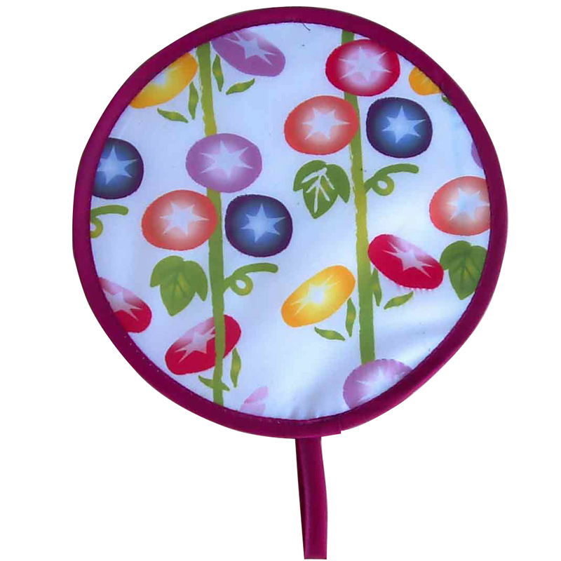 Folding nylon frisbee