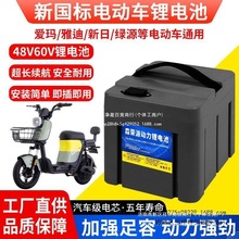 星恒天能同款48V新国标锂电池爱玛绿源新日台铃116A20AH24AH