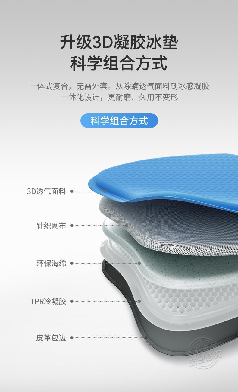 Summer Honeycomb Gel Car Seat Cushion Cool Cushion Jelly Breathable Ice Cushion Office Chair Cushion Silicone Car Cushion