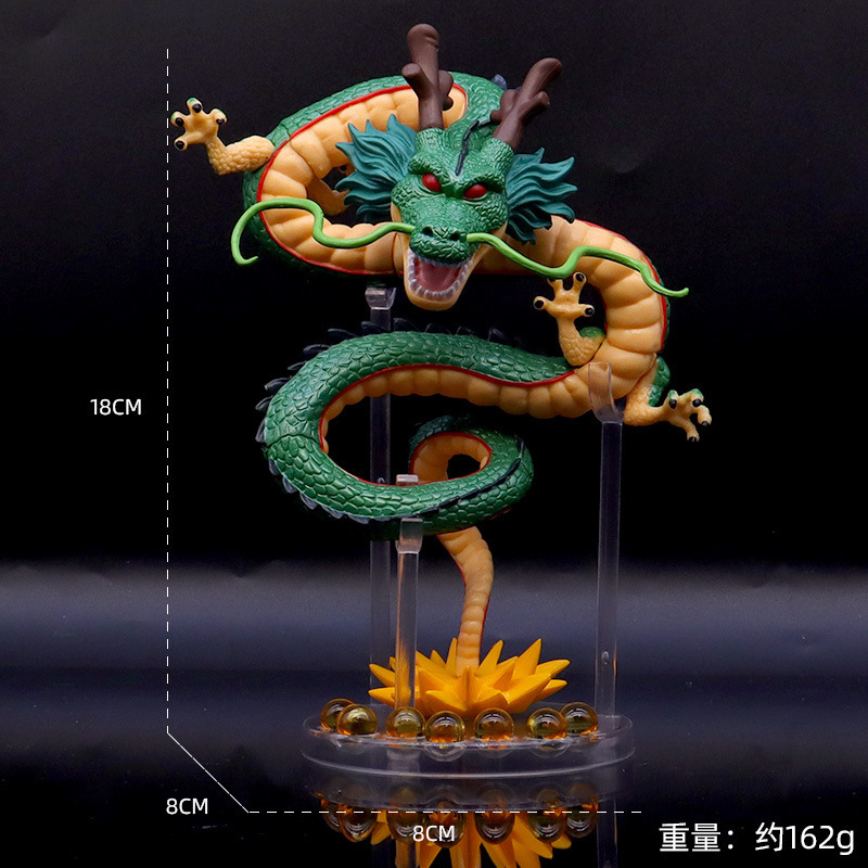 Chaowan Animation City TV City Adornos de mano de la ciudad Dragon Ball Series Little Blue Dragon Shenlong Model Adornos de mano al por mayor