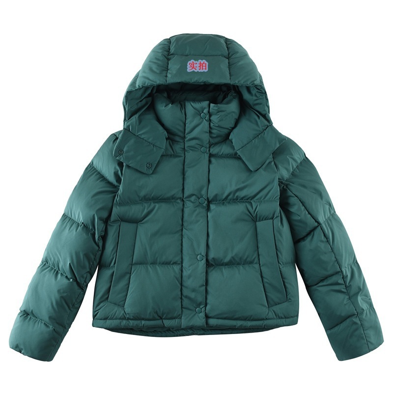 lulu同款Wunder Puff Jacket四格连帽羽绒服泡芙短款鸭绒超轻外套|undefined