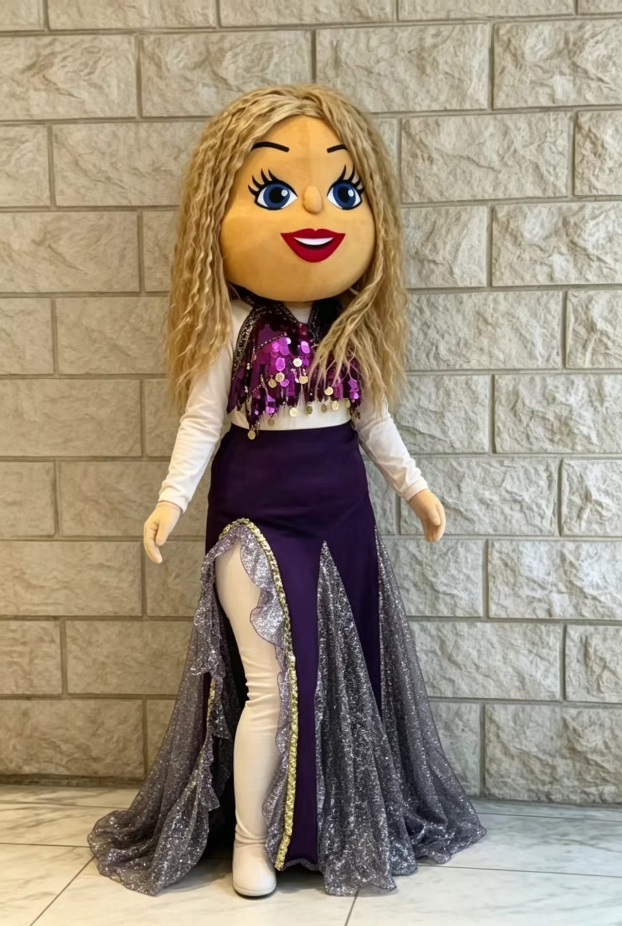 Belly Dancing Barbie Doll (Purple Skirt Blonde)