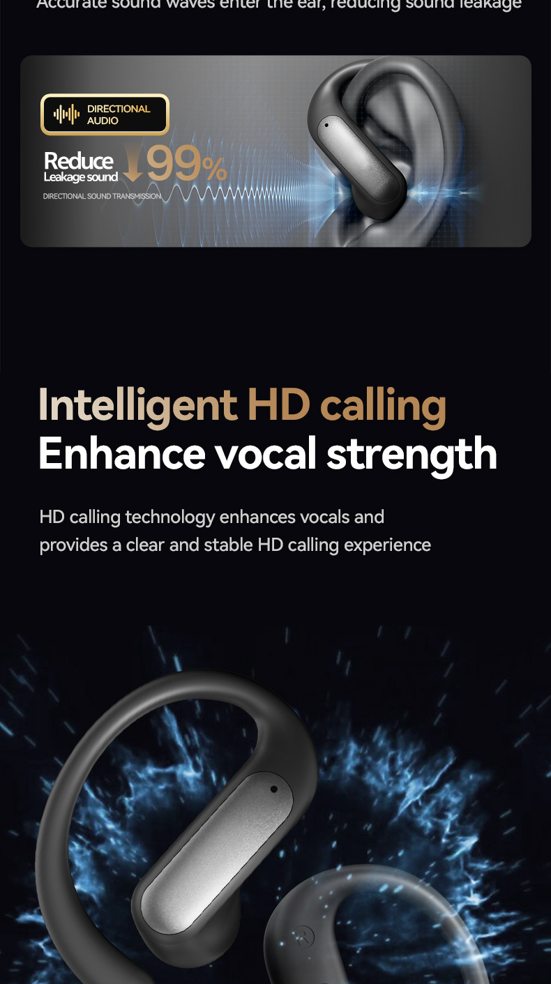 Wireless Sports Ear-hook Headphones With Long Battery Life_voghion.com