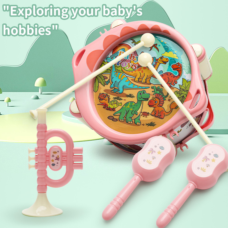 Europa y los Estados Unidos enseñan tambores de mano juguetes de acertijo para bebés Cdiscount para niños y niñas indoor y al aire libre para tocar instrumentos de percusión