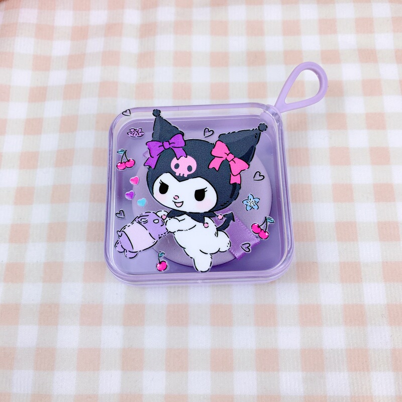 キュートメロディー KT パウダーパフ ウェット＆ドライリキッドファンデーション メイクアップ両面ラウンドエアクッションパフビューティーエッグ|undefined