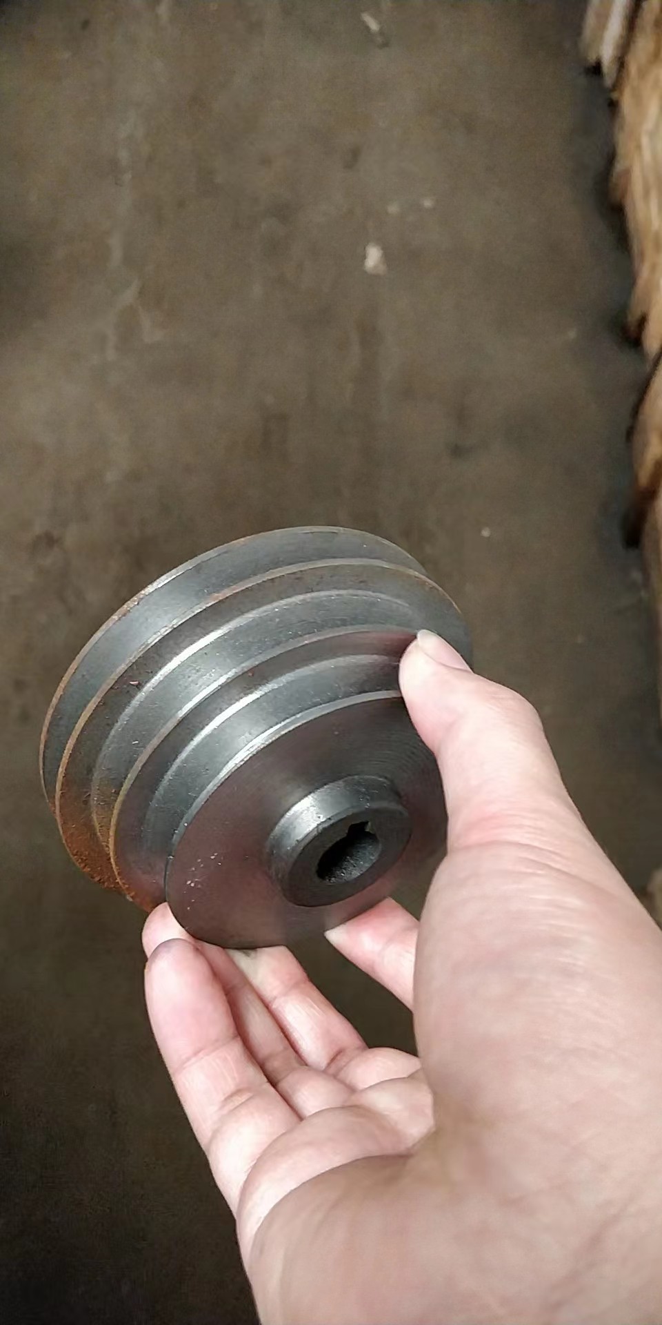 桌上车床电机皮带轮