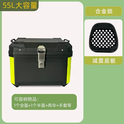Motorcycle trunk – Trunk 57 Liters Extra Large - 57-liters-pure-black