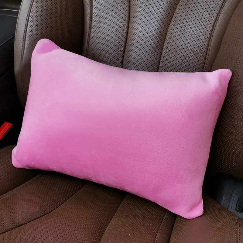 Car Headrest Velvet, Four-Season Car Neck Pillow, Car Seat Pillow, Women's Car Supplies