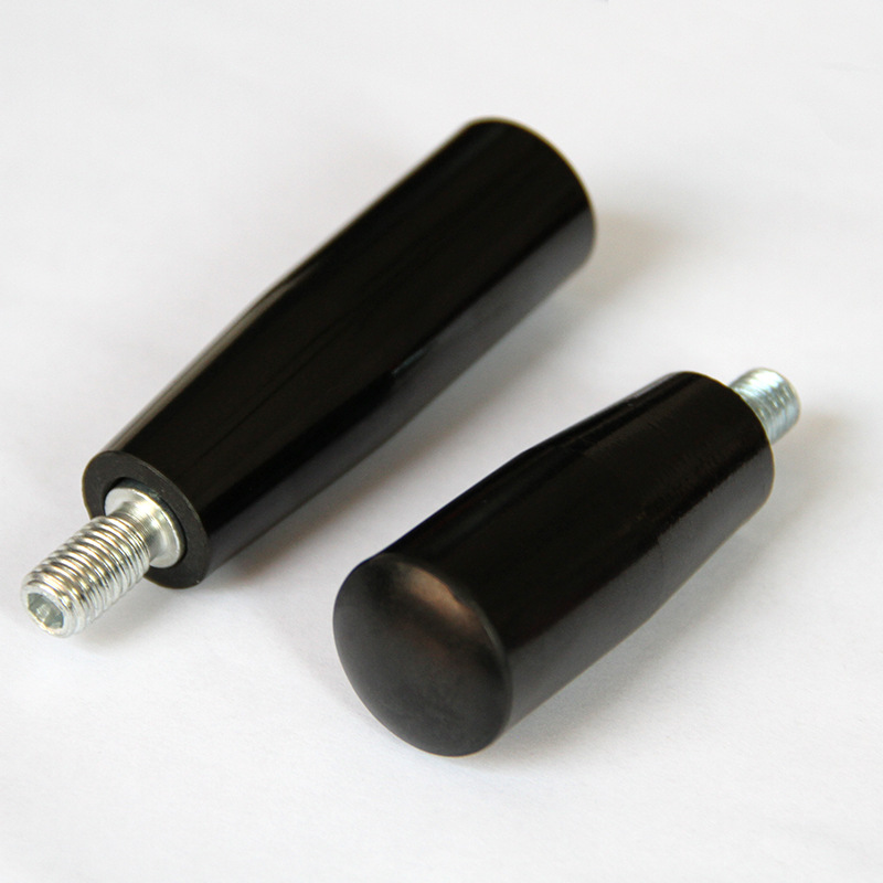 鑫华泽工厂直销黑色胶木转动手柄  六角紧定一体式电木旋转长手柄