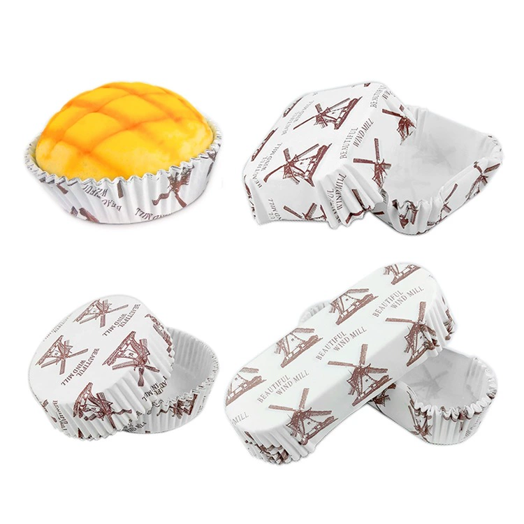 Бумажный стаканчик для выпечки торта Чашка бумаги с покрытием маслостойкий бумажный стаканчик ветряной мельницы держатель для бумаги для хлеба