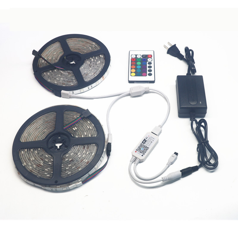 Colorful LED light strip, smart controller, transformer, 12v, 24 keys