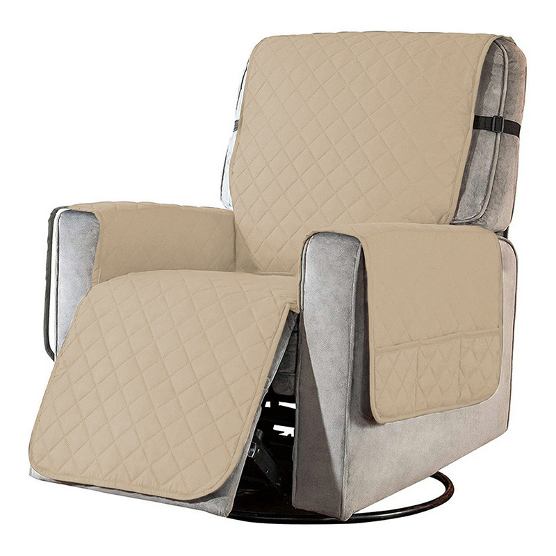 Comercio exterior sofá toalla cubierta completa de punto de color sólido cuatro estaciones cojín de sofá universal una sola persona cubierta de sofá bordado ultrasónico