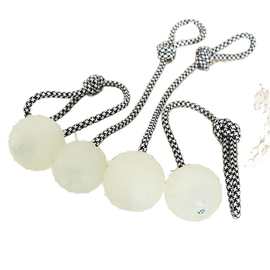 狗狗玩具球带绳弹力球发光玩具宠物咬不烂球训犬球狗狗啃咬球玩具